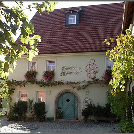Gaestehaus Moenchshof Sommerhausen Buitenkant foto